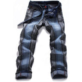 Men's Personality Splicing Jeans
